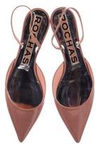 Thumbnail for your product : Rochas Patent Leather Pointed-Toe Flats
