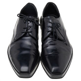 Thumbnail for your product : Prada Black Patent Leather Lace Up Oxfords Size 42