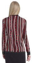 Thumbnail for your product : Jones New York Collection JONES NEW YORK Chain Link Print Blouse