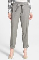 Thumbnail for your product : Max Mara Weekend 'Uovo' Tie Front Cuff Ankle Pants