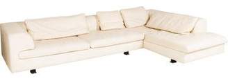 Roche Bobois 2-Piece Leather Sectional
