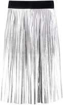 Thumbnail for your product : boohoo Jeana Metallic Pleated Midi Skirt