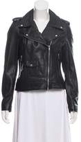 Thumbnail for your product : Barneys New York Barney's New York Leather Motor Jacket w/ Tags
