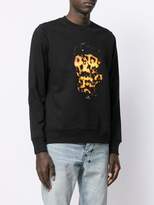 Thumbnail for your product : Paul Smith flaming skull print sweatshirt