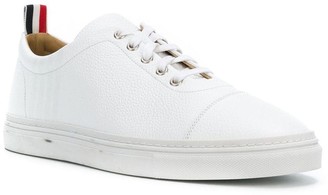 Thom Browne 4-Bar Emboss Pebbled Leather Trainer