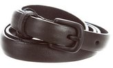 Thumbnail for your product : Vince Skinny Leather Belt w/ Tags