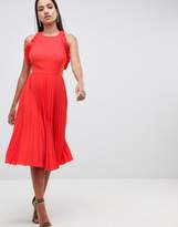 asos design ruffle maxi dress with open back in all over sequin