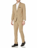 Thumbnail for your product : Louis Raphael Men's Two Button Side Vent Flat Front Slim Fit Suit