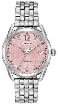 Citizen Drive Eco-Drive Light Pink Dial Watch