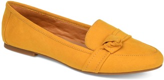 ladies mustard loafers