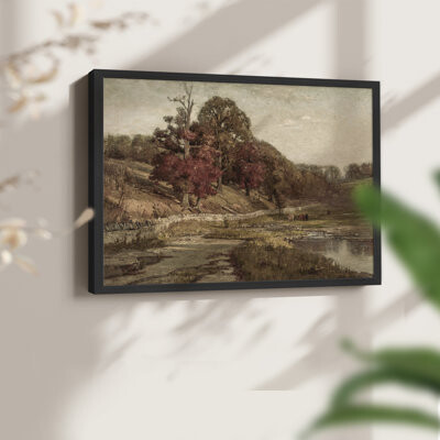 Winston Porter Vintage Landscapes-DCXXVIII -Framed Print - Restickable