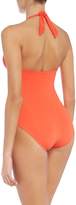 Thumbnail for your product : Jets 50`s gathered halter swimsuit
