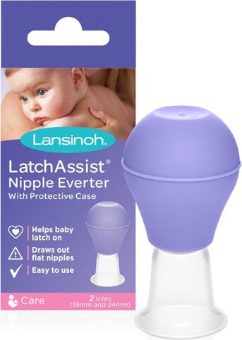 Lansinoh Baby Bottles for Breastfeeding Babies with 3 Medium Flow Nipples  (Size 3M) - 8oz/3ct