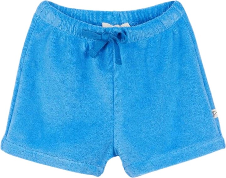 Arsène et les Pipelettes Unisex Kids' Capri Terry Shorts In Blue