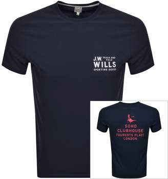 Jack Wills Mallett Short Sleeved T Shirt Navy