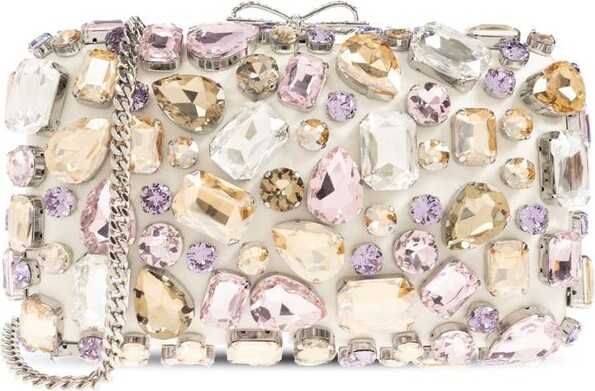 Self-Portrait Embellished Clutch Bag