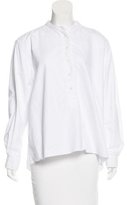 Thumbnail for your product : Margaret Howell Long Sleeve Crew Neck Blouse