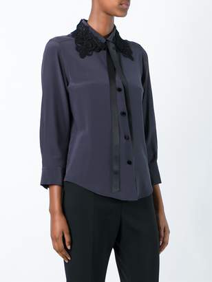 Marc Jacobs embroidered collar shirt