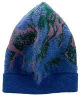 Thumbnail for your product : Vivienne Westwood Patterned Rib Knit-Trimmed Beanie