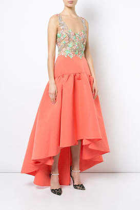 Marchesa Coral High Low
