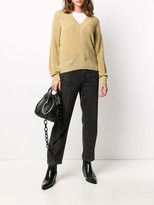 Thumbnail for your product : Laneus Long-Sleeve Fitted Jumper