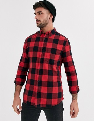 New Look shirt in red buffalo check
