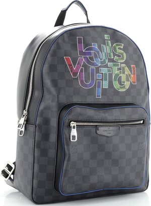 Louis Vuitton, Bags, Louis Vuitton Josh Backpack Limited Edition  Interlinked Logo Damier Graphite