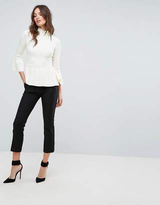 Ted Baker Pleat Rib Detail Sweater