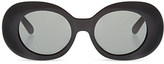 Thumbnail for your product : Norma Kamali Oval eye sunglasses
