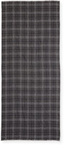 Thumbnail for your product : Brunello Cucinelli Cashmere Check Scarf, Gray/Black