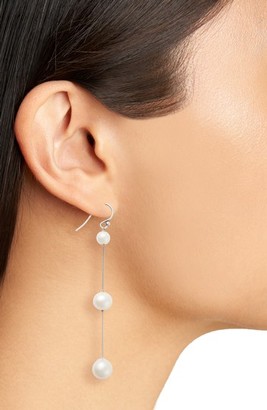 Chan Luu Women's Pearl Linear Earrings