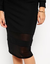 Thumbnail for your product : Lavish Alice Sheer Pencil Skirt