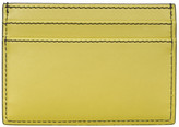 Thumbnail for your product : Smythson Yellow Smooth Card Holder