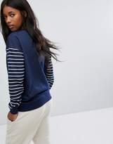 Thumbnail for your product : ASOS DESIGN Sweat in Stripe