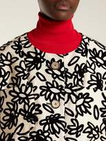 Thumbnail for your product : Marni Mikado Floral Print Faille Jacket - Womens - White Black