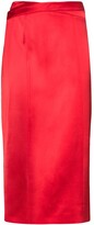 Thumbnail for your product : GAUGE81 Soledad satin midi skirt