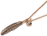 Thumbnail for your product : Kismet by Milka 14kt rose gold Mini raven diamond necklace