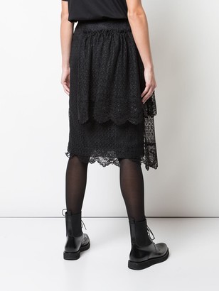 Simone Rocha Mid-Length Lace Skirt