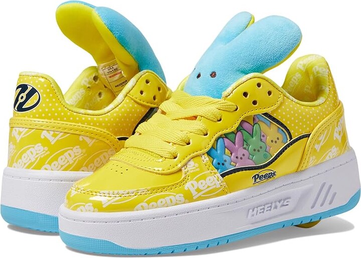Heelys Rezerve Low Peeps (Little Kid/Big Kid) Girls Shoes Yellow : 2 Little Kid M, Rubber