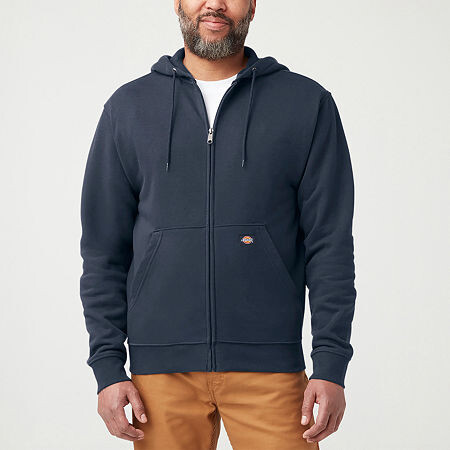 Dickies Midweight Fleece Mens Long Sleeve Zipper Big and Tall Hoodie
