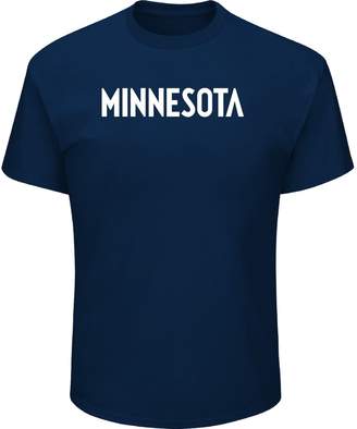 Majestic Men's Minnesota Timberwolves City Wordmark Tee