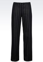 Thumbnail for your product : Giorgio Armani Runway Palazzo Pants In Stretch Pinstripe
