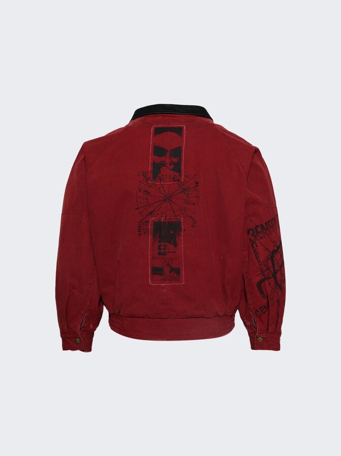 Enfants Riches Deprimes Constructivist Hunting Jacket Faded Red