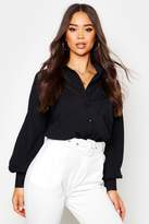 Thumbnail for your product : boohoo Woven Oversized Long Sleeve Shirt