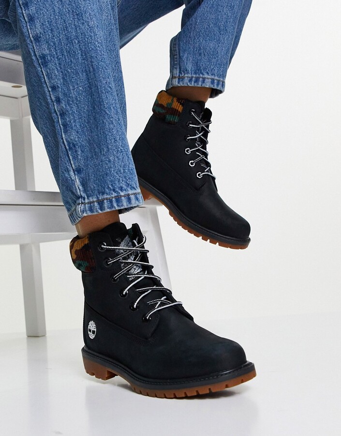 Timberland Black Women's Boots on Sale | ShopStyle
