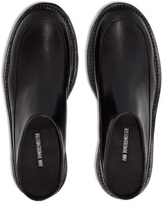 Ann Demeulemeester Round-Toe Chunky Mules