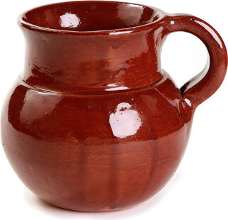 Ancient Cookware Mexican Clay Jarrito, Mug