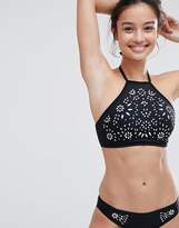Thumbnail for your product : New Look Embellished High Neck Bikini Top