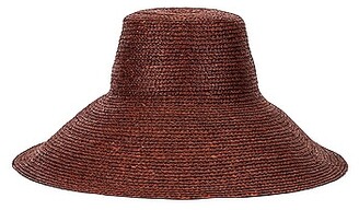 Janessa Leone Holland Packable Hat in Brown,Red