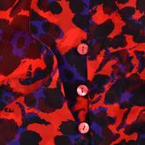 Thumbnail for your product : Diane von Furstenberg Floral Ruffle Top